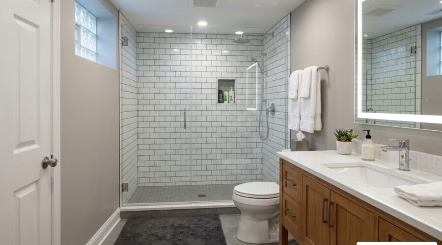 add a bathroom to a basement