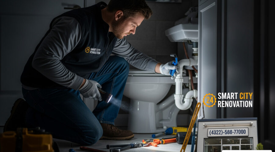 24 hour plumbing service near me emergency flooded basement