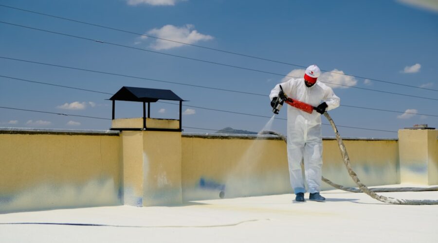 commercial roof waterproofing flat roof building