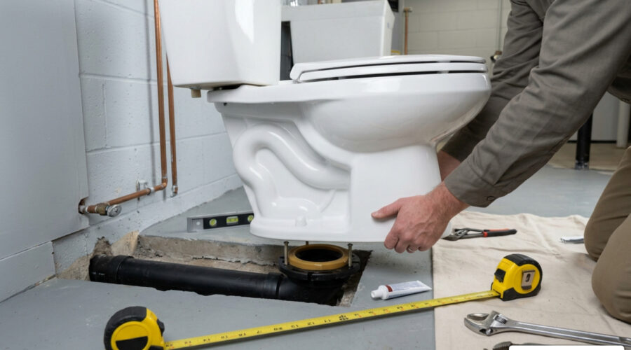 adding a toilet